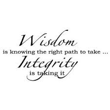 wisdom & integrity